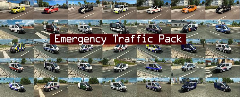 Emergency Traffic Pack мод addon