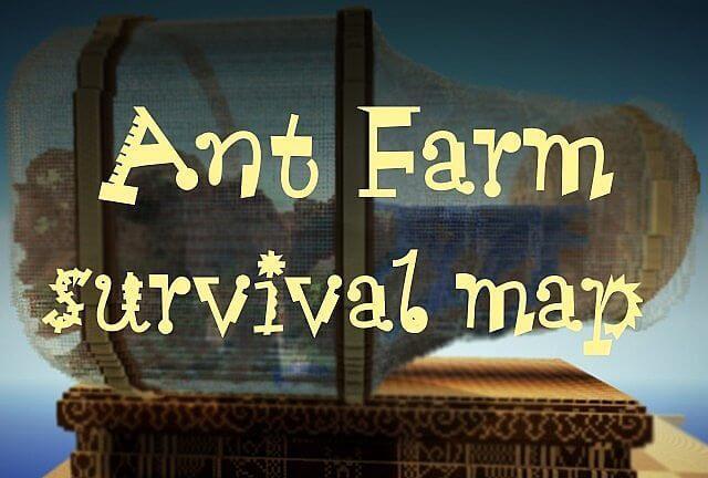 Ant Farm Survival | Map for Minecraft addon