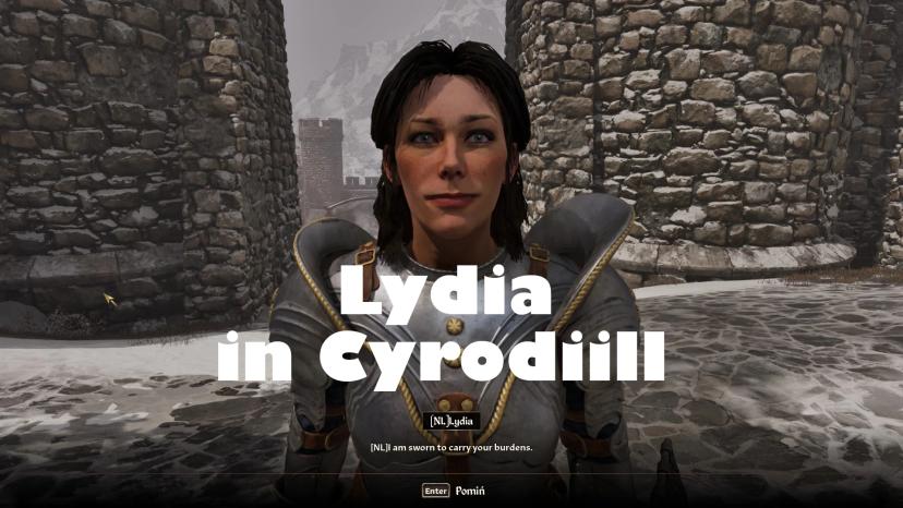 Lydia in Cyrodiil - Follow Mod addon