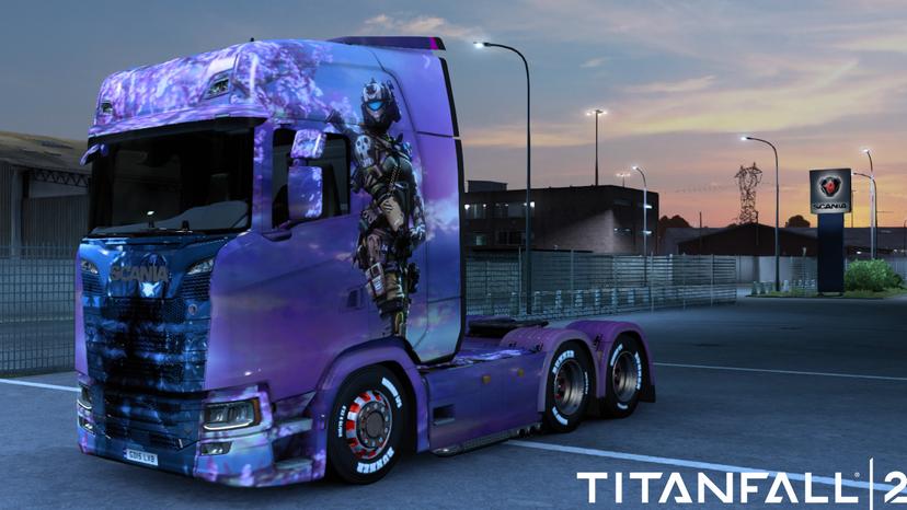 Женский скин Scania Titanfall 2 addon