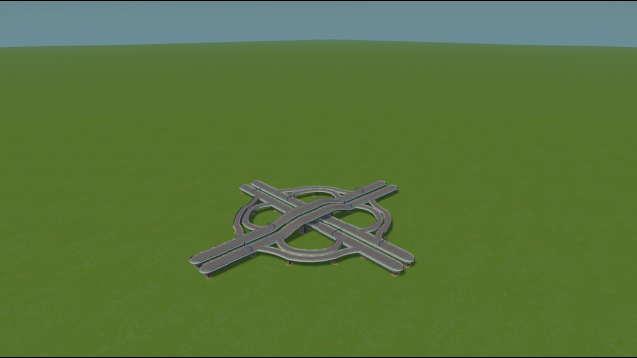 Road: Crossroads and roundabouts addon