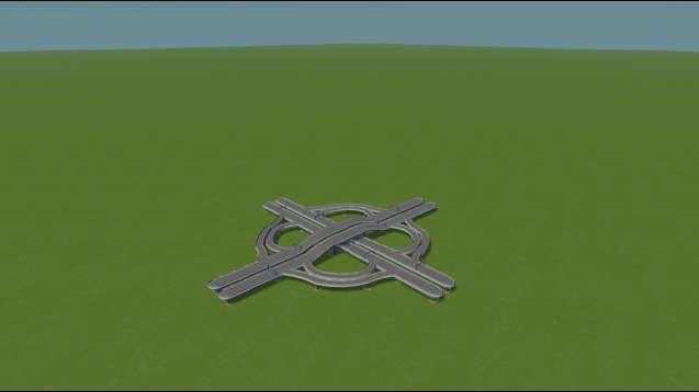 Road: Crossroads and roundabouts addon