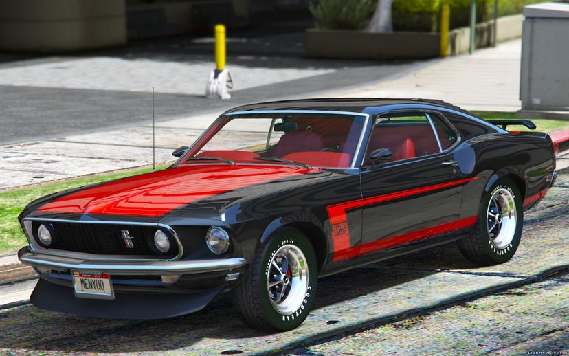 1969 Ford Mustang Boss 302 [Replace-Addon] 1.1 авто addon