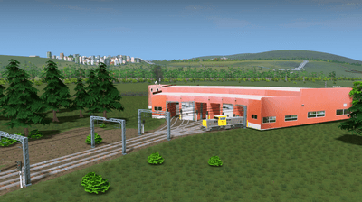 Железнодорожный депо #1 addon
