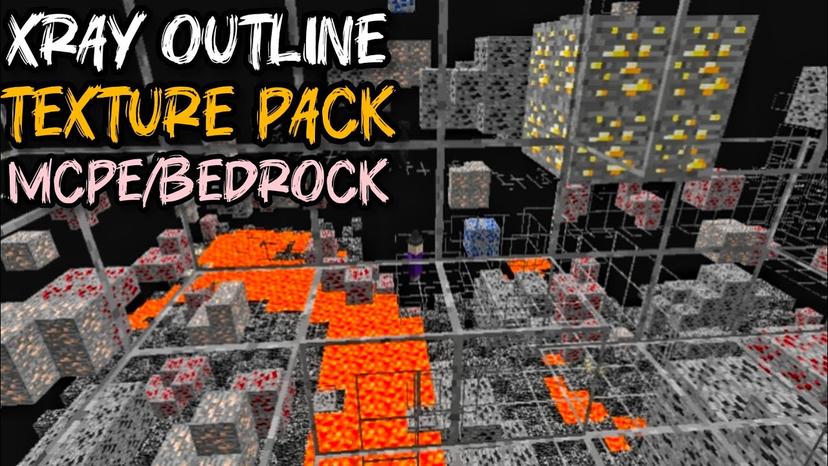 XRay Outline (1.21) – MCPE/Bedrock Pack addon