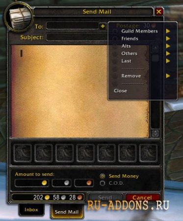 JebusMail for 3.3.5 addon