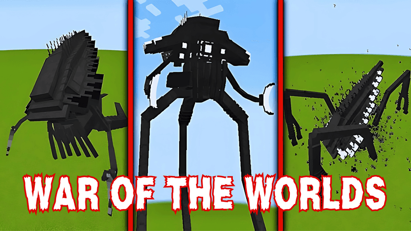War of the Worlds Add-on (1.21) – MCPE/Bedrock Mod addon