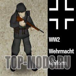 Mod "WW2 German Wehrmacht Uniform - Ultraviolet" addon