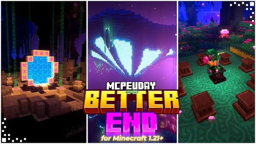 Complemento BetterEnd para Minecraft 1.21+ addon