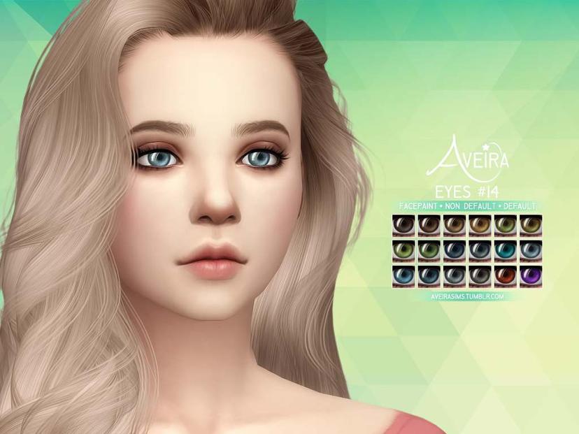 Lenses and eyes "Eyes #14" addon