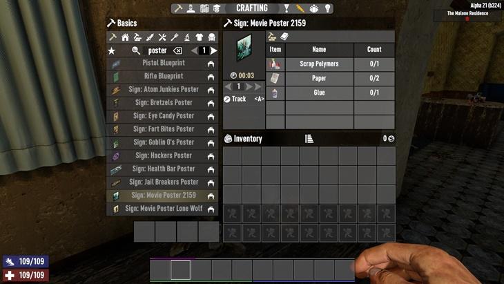 Добавить еду и знаки addon
