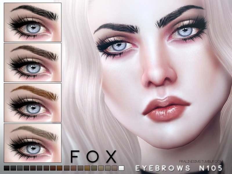 Eyebrows "Fox Eyebrows N105" addon