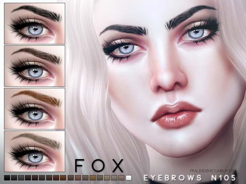 Брови "Fox Eyebrows N105" addon