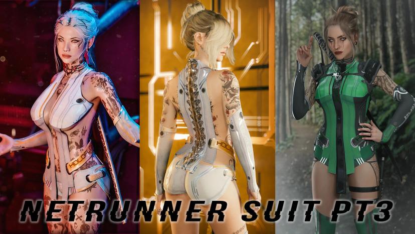 Netrunner Suit Pt3 - XL Archive addon