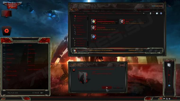 Wings of Liberty "Theme Megalodon addon