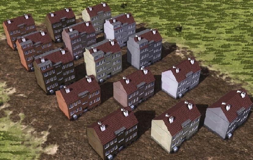 [Pack 2] Скины для немецкого жилья низкой плотности (30s) addon