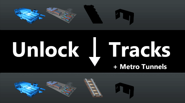 Unblock the tracks + subway tunnels addon