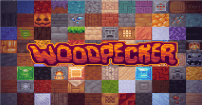 Texture pack "Woodpecker" mod addon