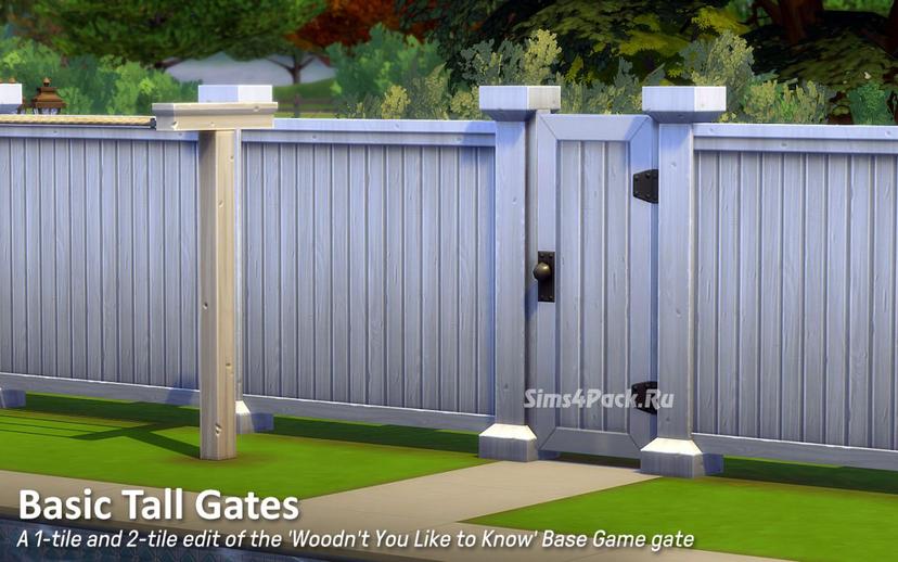 Sims 4 Basic Gate. addon