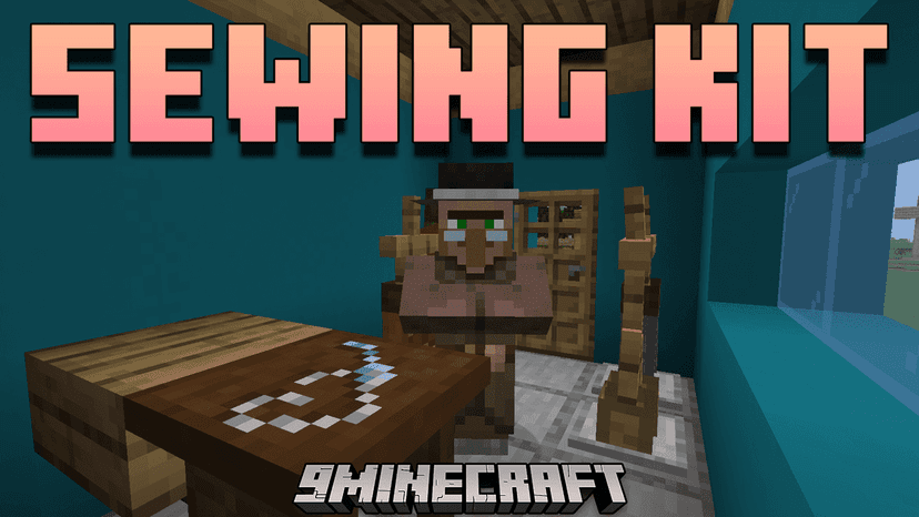 Sewing kit mod - explore the art of sewing in Minecraft. addon