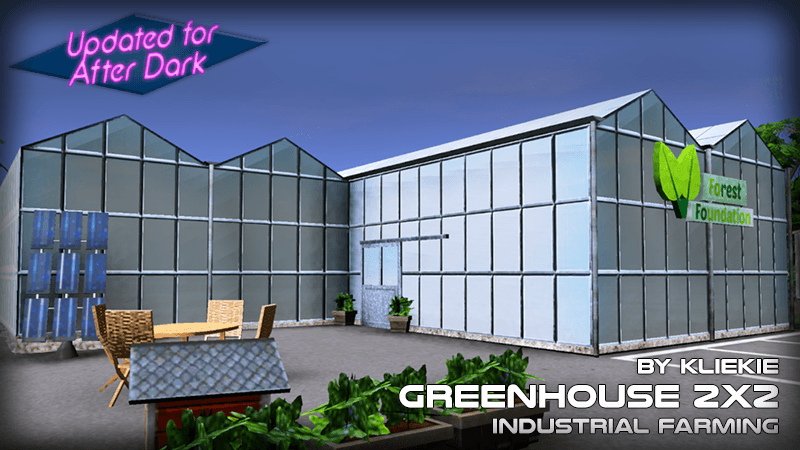 Greenhouse 2x2 (growing agricultural plot) addon