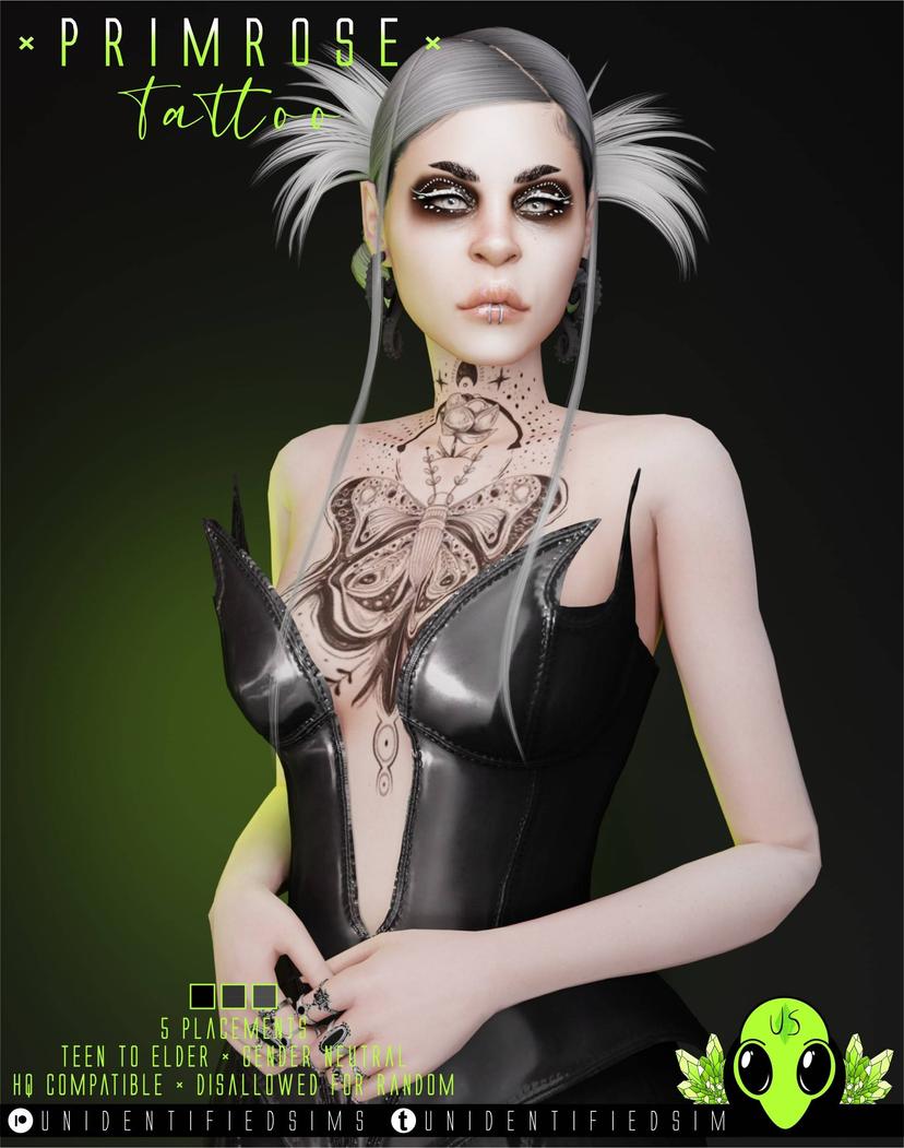 Татуировки "Primrose Tattoo" addon