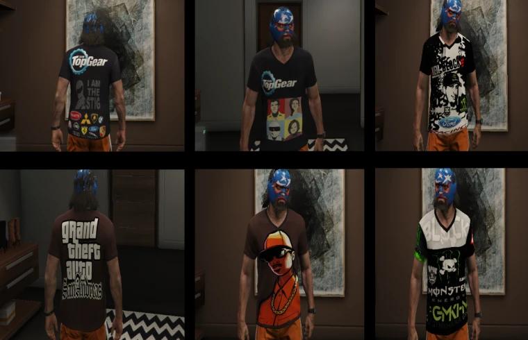 Pacote de camisetas para Trevor addon