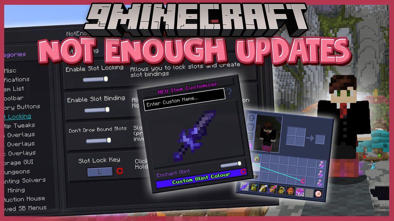 Скачать мод NotEnoughUpdates Mod (1.8.9) - мод NEU, богатые возможности для  Hypixel Skyblock для Minecraft бесплатно с сайта DLCfun