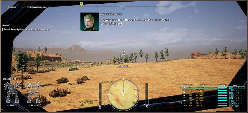Classic Mechwarrior HUD Layouts - CUSTOM COLORS BETA addon