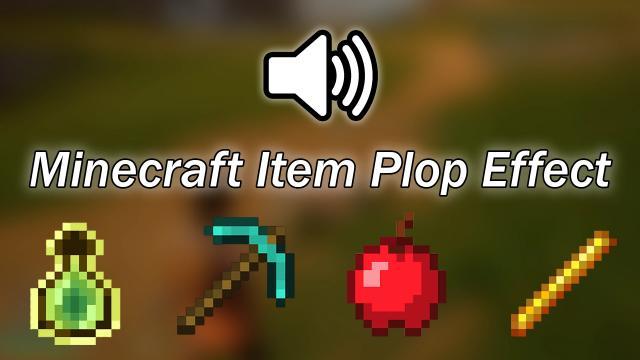 Sound effects of Minecraft items. addon