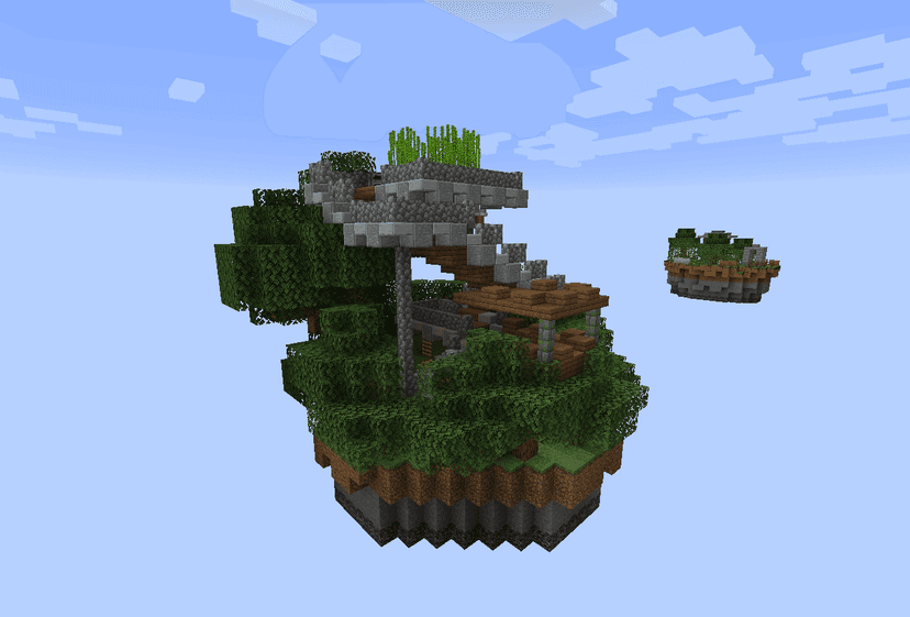 SkyBlock iZi | Map for Minecraft addon