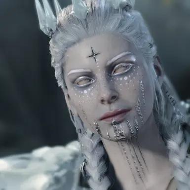 Aasimar scars and makeup addon