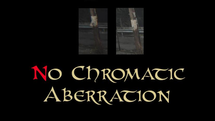 No chromatic aberration addon