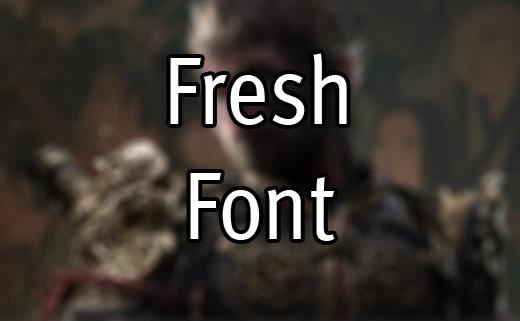 Fresh fonts addon
