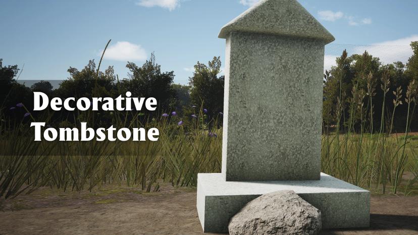 Decorative headstone addon