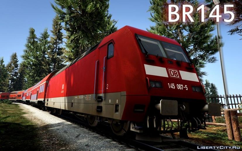 German carriage (Bombadier Traxx DB BR 145) - Train Mod [Enterable] [FINAL] mod addon