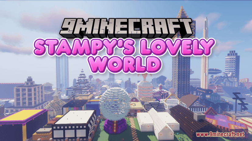 Beautiful world map Stampy (1.20.4,1.19.4) – An excellent remake of the map. addon