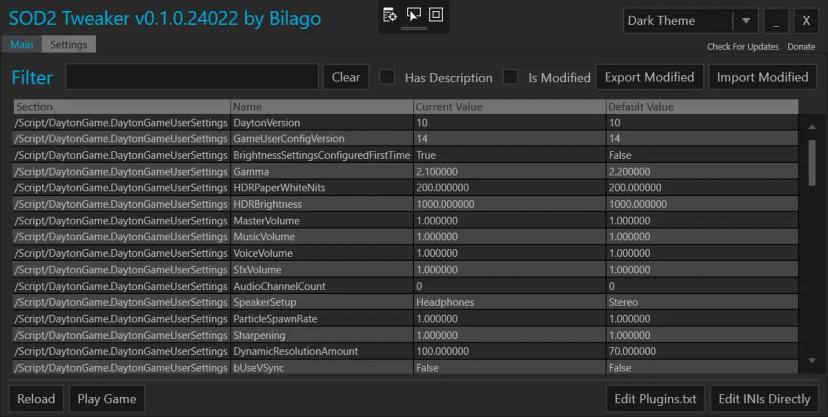State of Decay 2 Configuration Tool - by Bilago addon