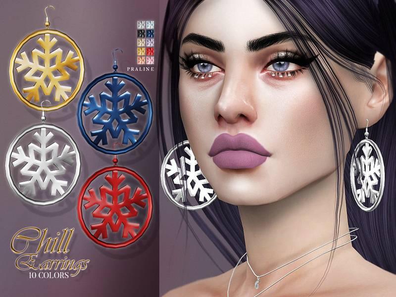 Earrings "Chill Hoop Earrings" addon