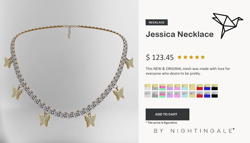 Ожерелье "Jessica Necklace" addon