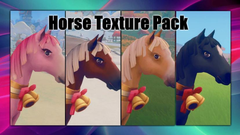 Horse texture pack for custom textures addon