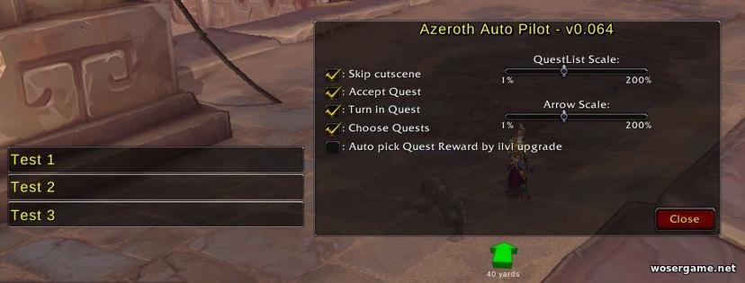 Azeroth Auto Pilot 1.13.4 - Дополнение к квесту addon