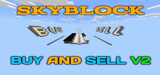 Skyblock with buying and selling addon