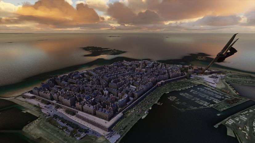 Walled city of Saint-Malo addon