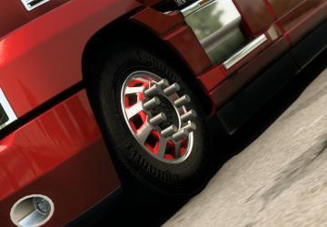 Pack of wheels and accessories America Truck addon