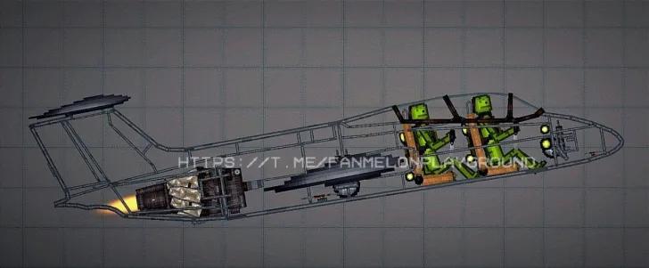 L29 Dolphin training aircraft for Melon Playground addon