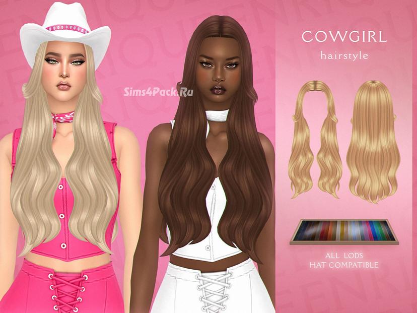 Cowgirl hairstyle addon