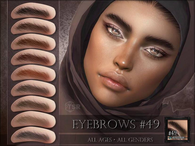 Брови "Eyebrows 49" addon