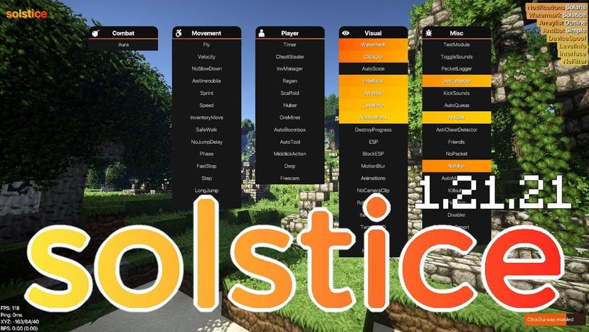 Solstice Client t (1.21) - Better than a package? addon