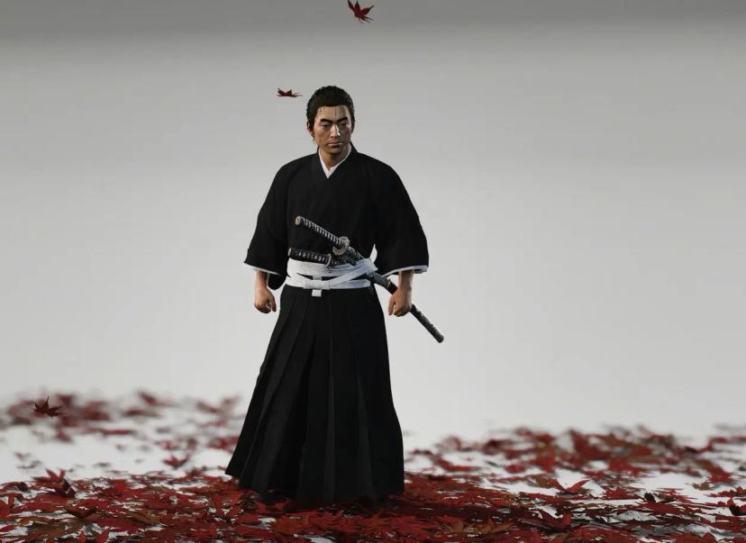 Bleach Attire Costume Ronin Costume Black Ronin addon
